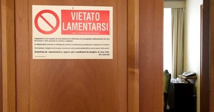 Complaining Not Allowed Complaining Not Allowed